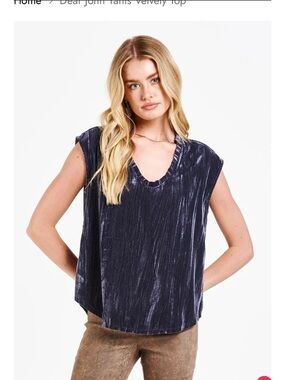 Dear John Yanis Velvety Top